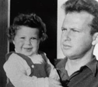 Yitzhak Rabin  with his daughter