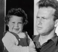Yitzhak Rabin with his daughter