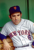 Yogi Berra managing the Mets