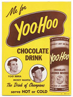 Yogi Berra as a spokesman for Yoo Hoo