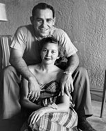 Yogi Berra and wife, Carmen