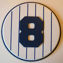 Yogi Berra retired number 8