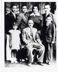 Yogi Berra's family as a youth