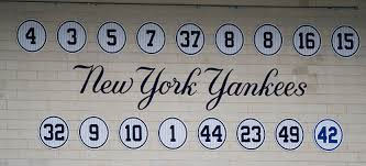 Yankee retired numbers