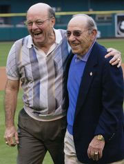 Yogi Berra and Joe Garagiola later in life