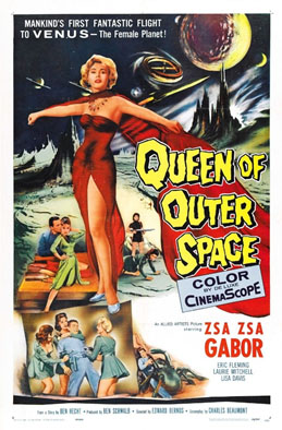 Zza Zza Gabor Queen of outer space advertisement