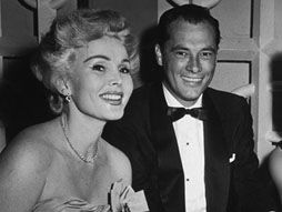 Zza Zza Gabor and Conrad Hilton