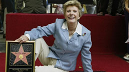 Patty Duke, star on the Hollywood Walk of Fame in 2004